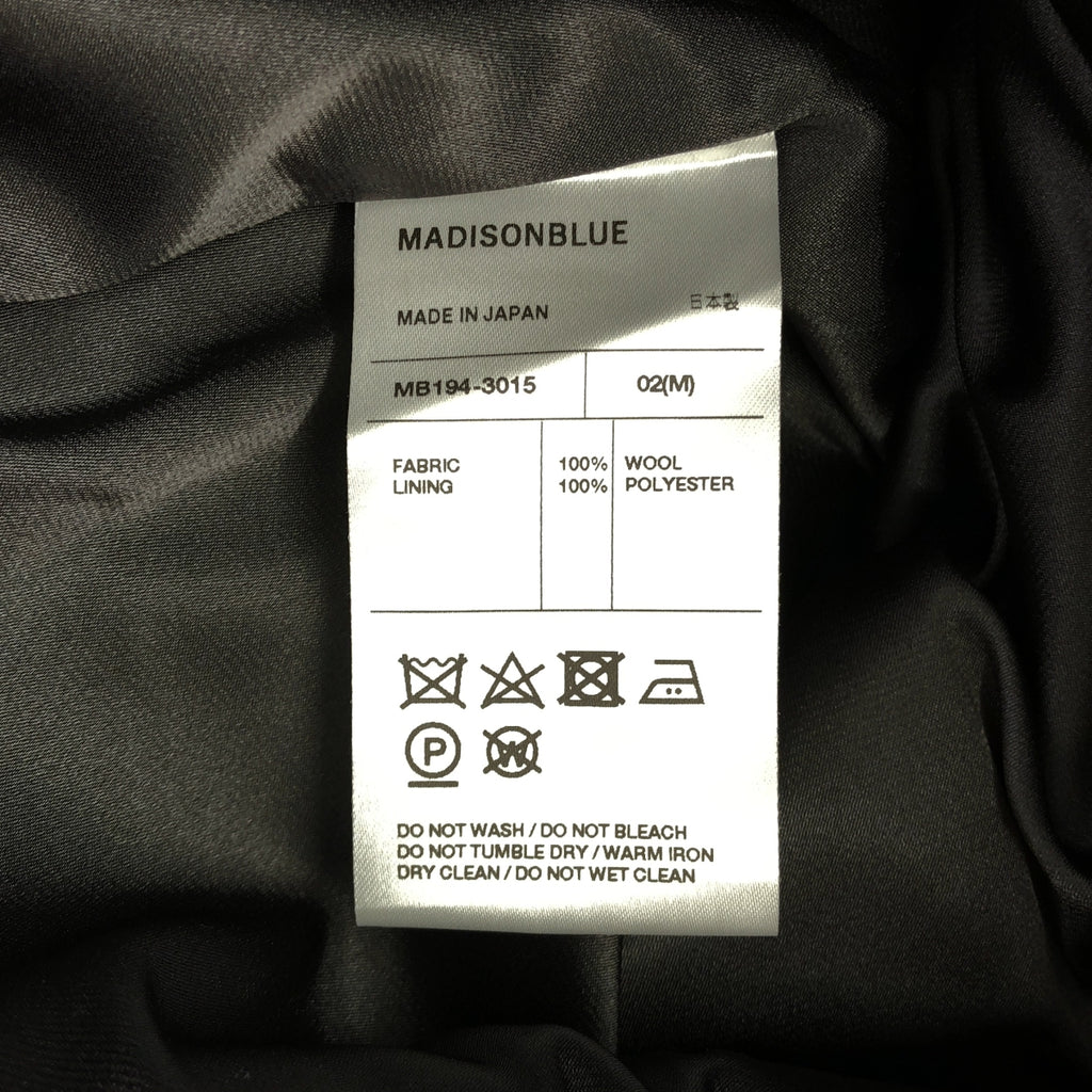 【美品】  MADISON BLUE / マディソンブルー | ウール チェック スラックス パンツ | 02（M) | CHECK KHAKI | レディース