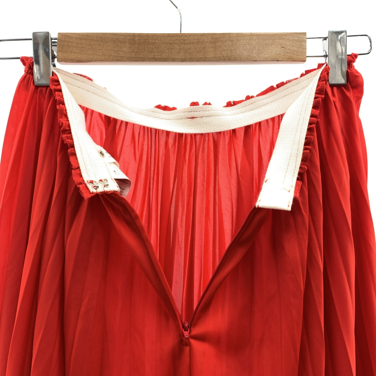 COMME des GARÇONS GIRL | 2015 春夏系列 | 褶皺長裙 | XS | 紅色 | 女款