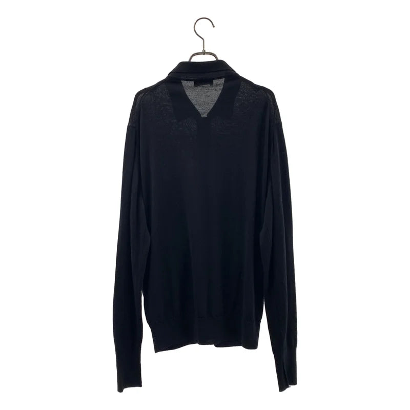 JOHN SMEDLEY / ジョンスメドレー | メリノウール 襟付き ニット カーディガン | L | メンズ