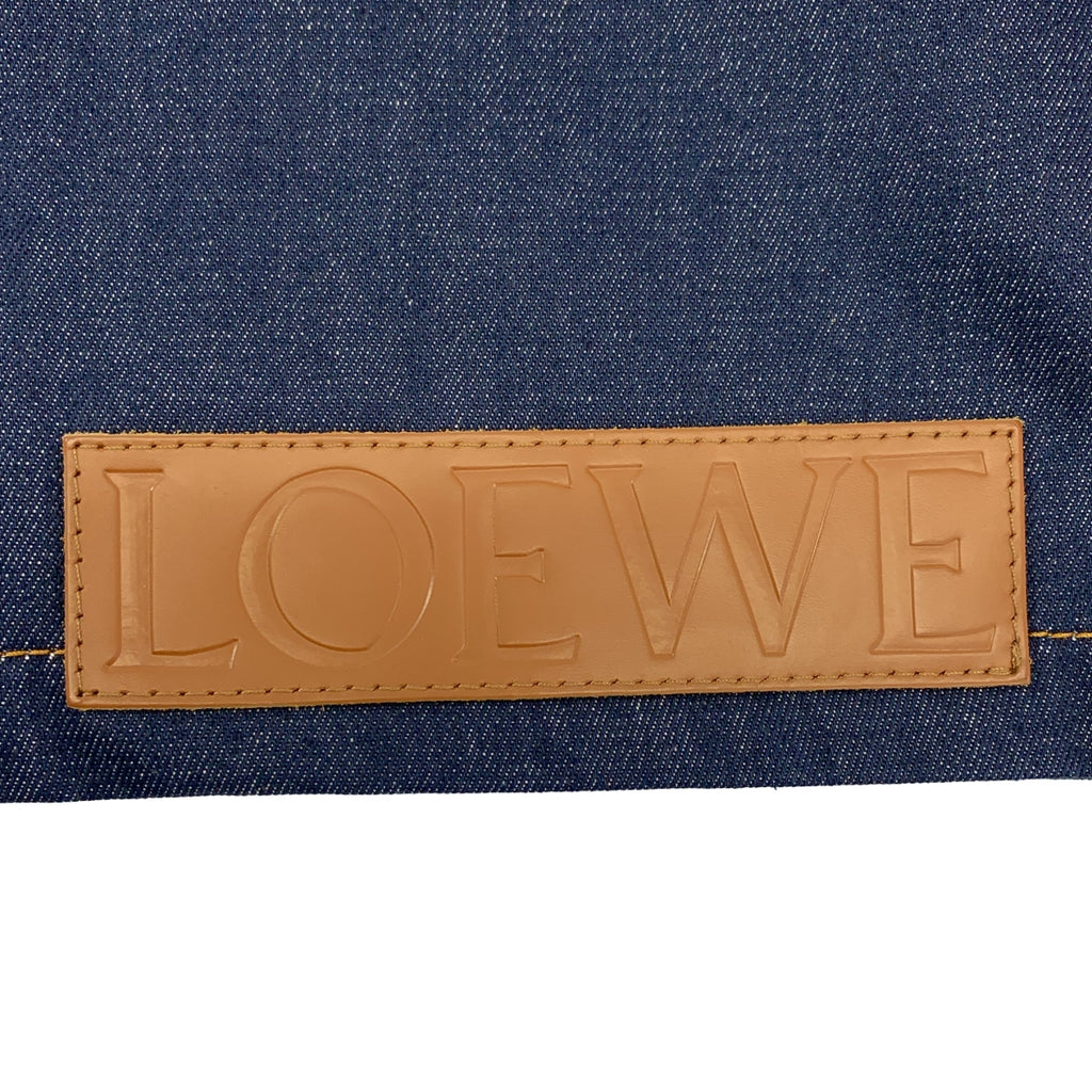 LOEWE / ロエベ | フィッシャーマン ターンアップ デニムジャケット | 32 | レディース