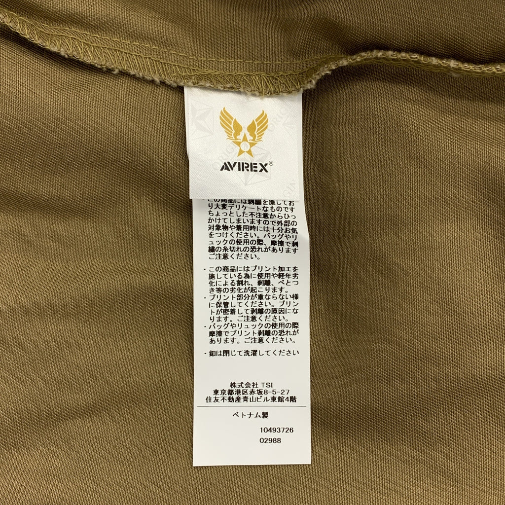 AVIREX / 아빌렉스 | 베이직 파티그 셔츠 | XL | 남성