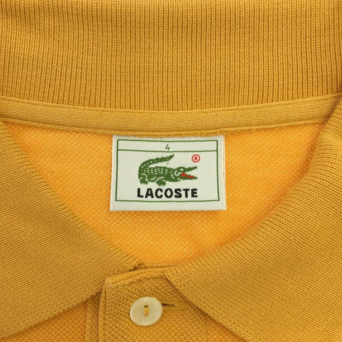 LACOSTE | 80s-90s Vintage Pique Polo Shirt | 4 | Men's