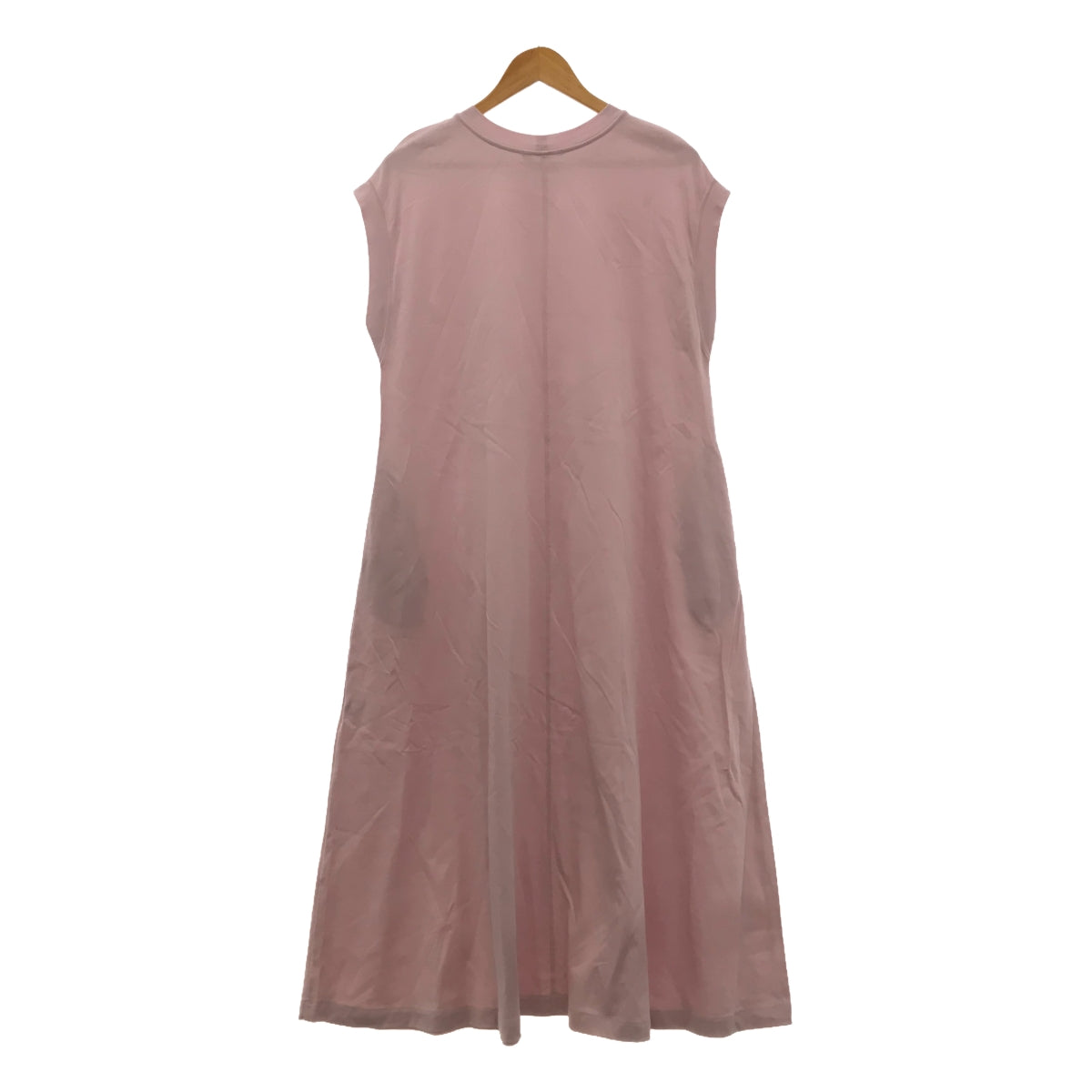 [Beautiful Condition] ebure | Crew Neck Cotton Sleeveless Long Dress | Size 36 | Pink | Women's