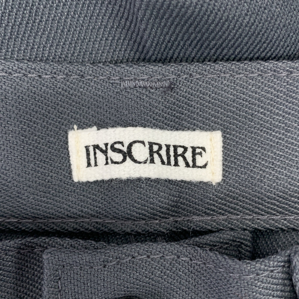 【美品】  INSCRIRE / アンスクリア | PW STA―PREST ウールブレンド ツイル パンツ | 34 | グレー | レディース