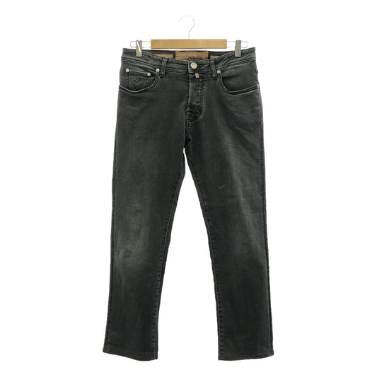 JACOB COHEN | LIMITED EDITION / Stretch Black Denim Pants | 31 | Men's