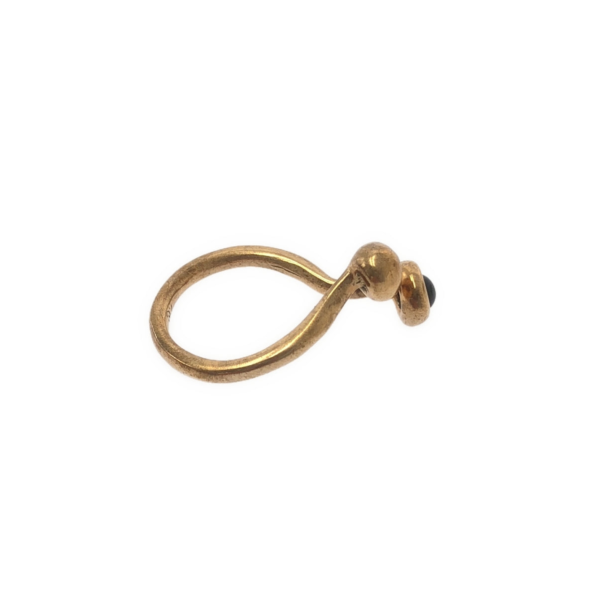 Monica Castiglioni ブロンズリング Pistillini Bronze Ring with Small Moonstones – Moth