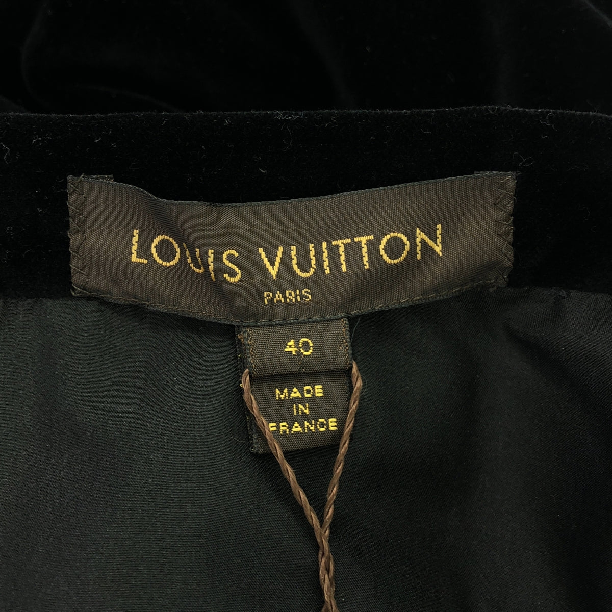 Louis Vuitton | Velvet Gathered Design Skirt | Size 40 | Women's