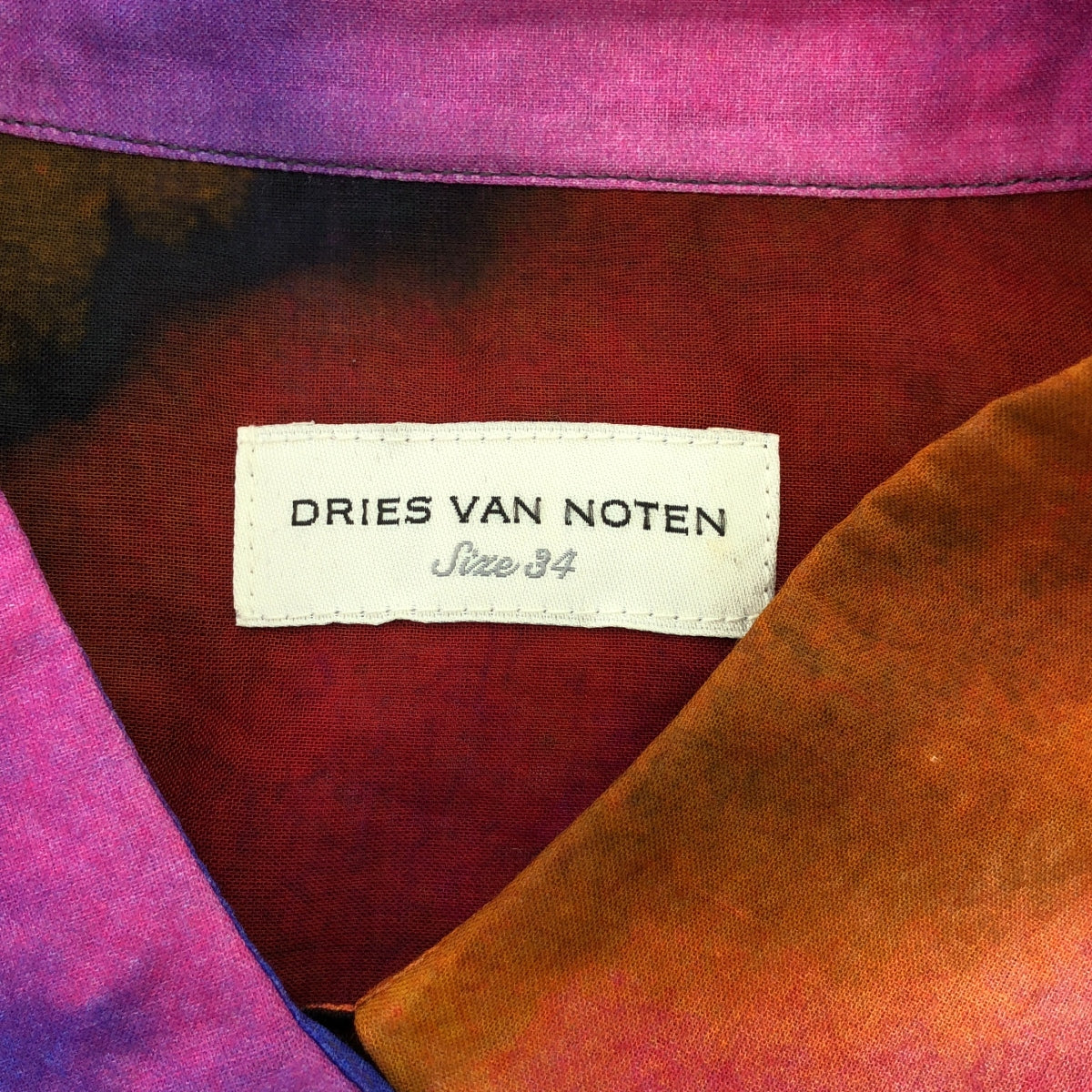 DRIES VAN NOTEN / 드리스 반 노텐 | 2022SS | Dras Water Color Dress 수채화 무늬 롱 원피스 드레스 | 34 |