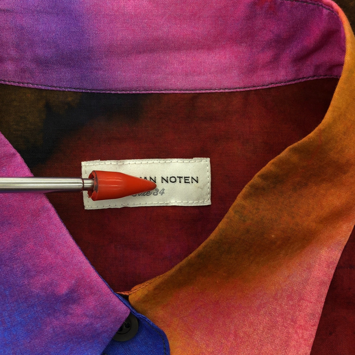 【美品】  DRIES VAN NOTEN / ドリスヴァンノッテン | 2022SS | Dras Water Color Dress 水彩柄 ロング ワンピース ドレス | 34 | マルチカラー | レディース