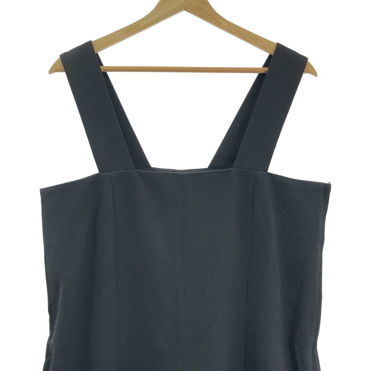 [近新] COMME des GARCONS | 2022 春夏 | 羊毛背帶工裝褲 | M碼 | 黑色 | 女款