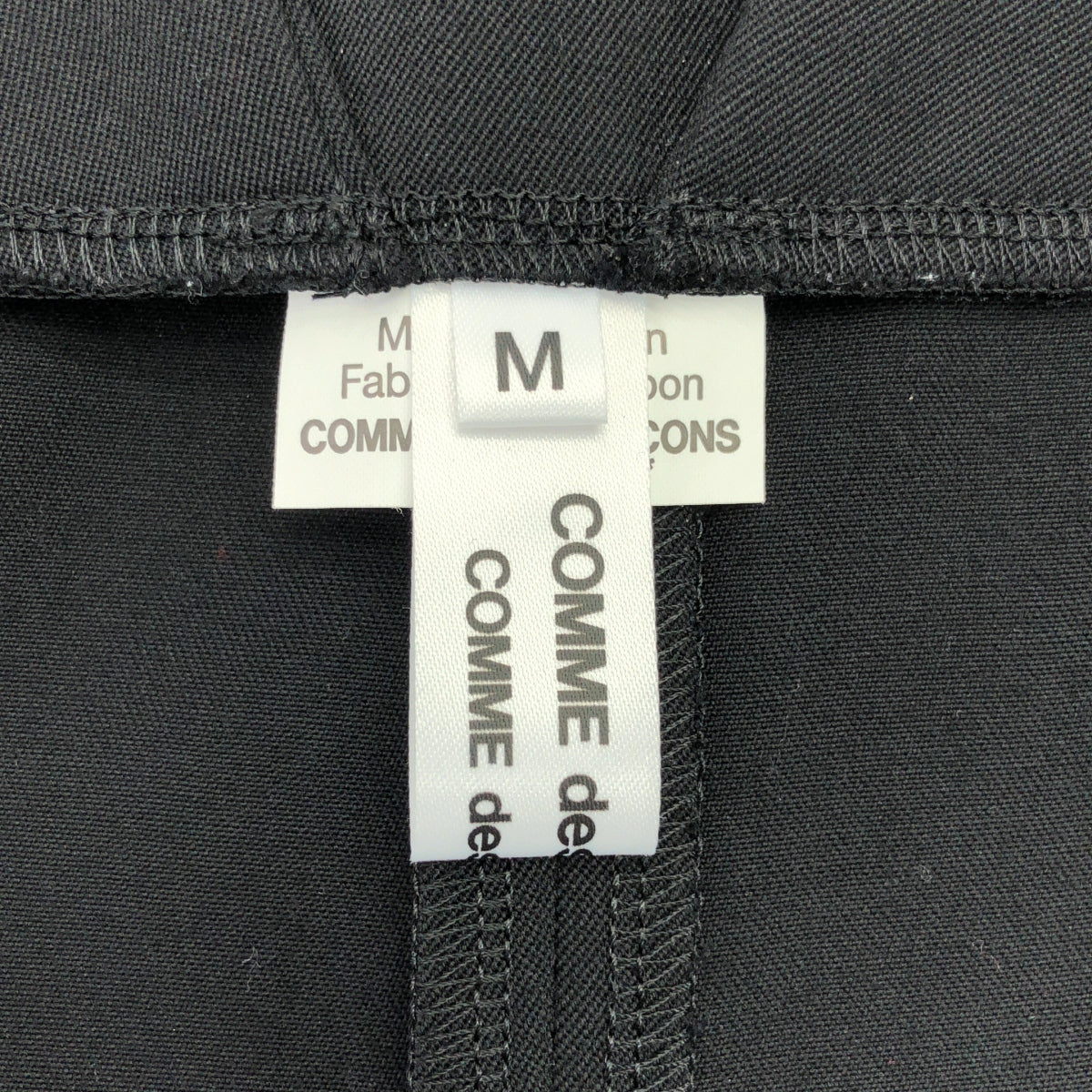 [近新] COMME des GARCONS | 2022 春夏 | 羊毛背帶工裝褲 | M碼 | 黑色 | 女款