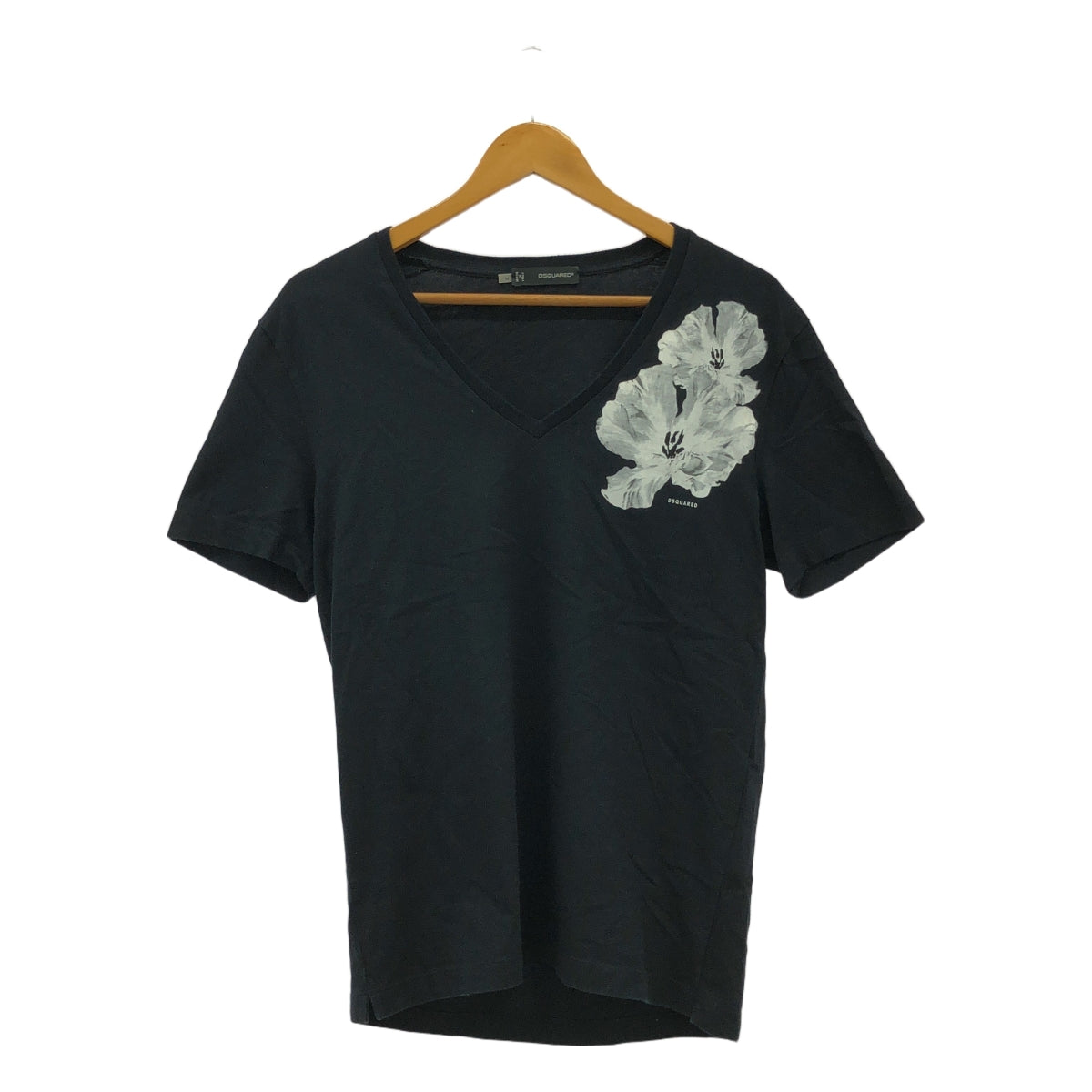 DSQUARED2 / Dsquared | Cotton V-neck printed cut-and-sew | M | Men's