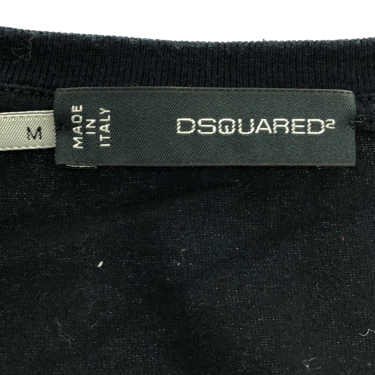 DSQUARED2 / Dsquared | Cotton V-neck printed cut-and-sew | M | Men's