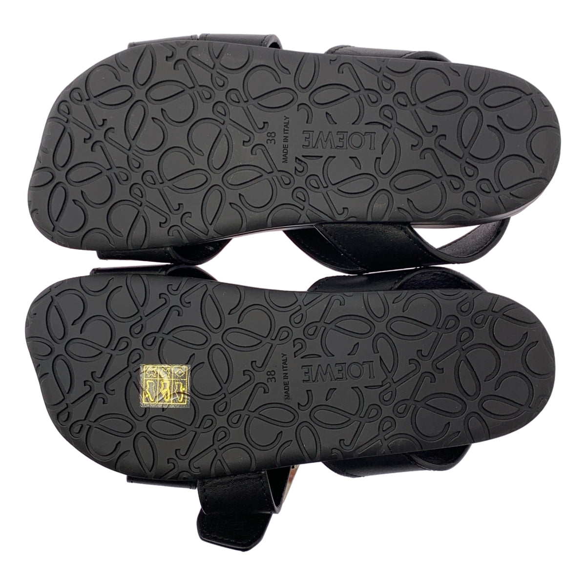 LOEWE / ロエベ | イーズ バックル フラット サンダル | 38 | レディース