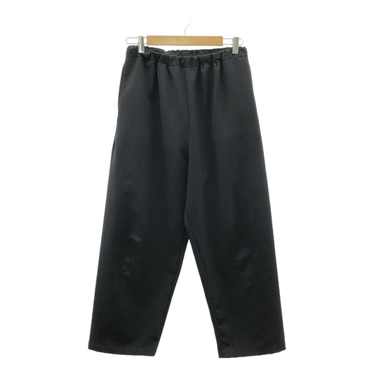 MEER. / メーア | MAT SATIN RELAX PANTS マットサテン リラックスパンツ | F | ブラック | レディース
