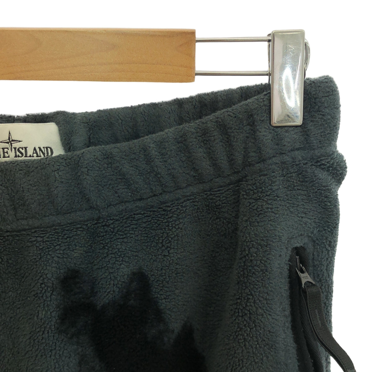 STONE ISLAND / ストーンアイランド | Hand Colouring Garment Dyed Cotton Pile Pants / ガーメントダイ パイル パンツ | S | ブルーグレー/ブラック | メンズ