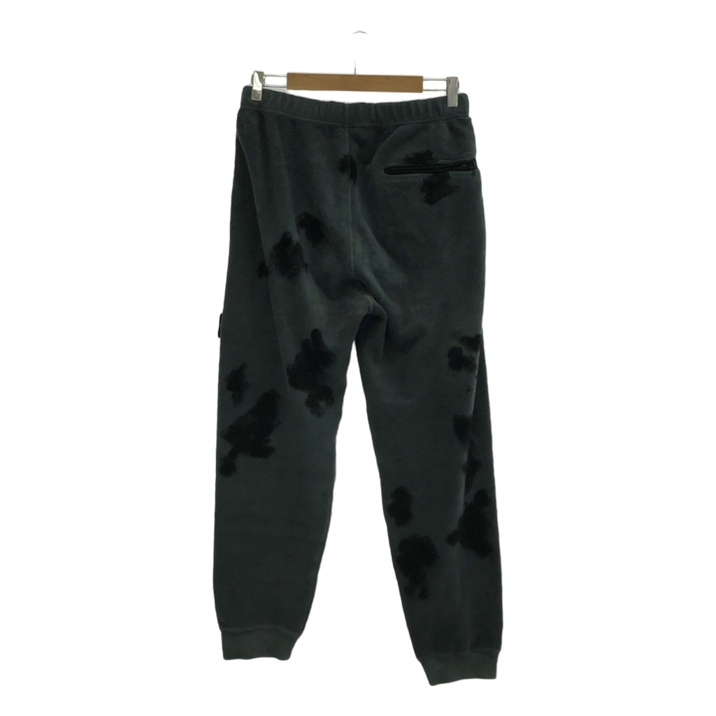 STONE ISLAND / ストーンアイランド | Hand Colouring Garment Dyed Cotton Pile Pants / ガーメントダイ パイル パンツ | S | ブルーグレー/ブラック | メンズ