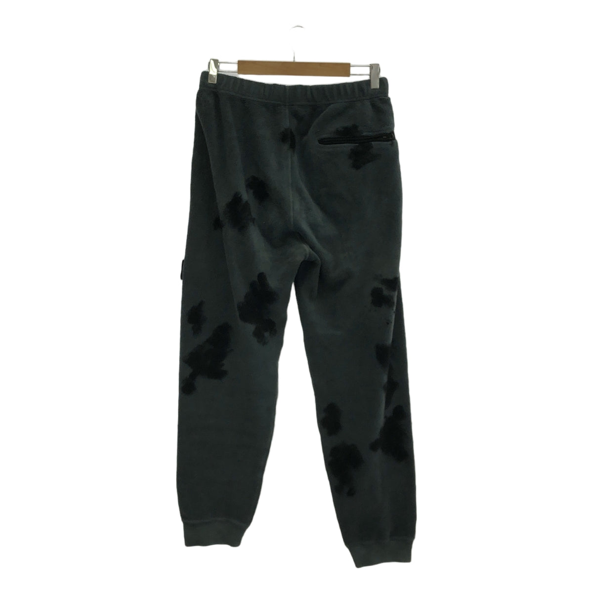 STONE ISLAND / ストーンアイランド | Hand Colouring Garment Dyed Cotton Pile Pants / ガーメントダイ パイル パンツ | S | ブルーグレー/ブラック | メンズ