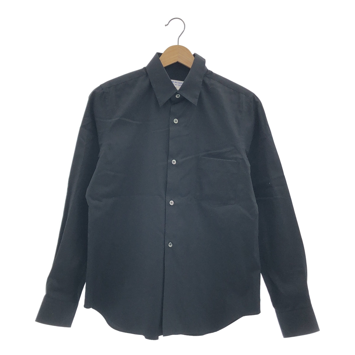 COMME des GARCONS | AD2021 | 棉質標準襯衫 | S 碼 | 黑色 | 女款