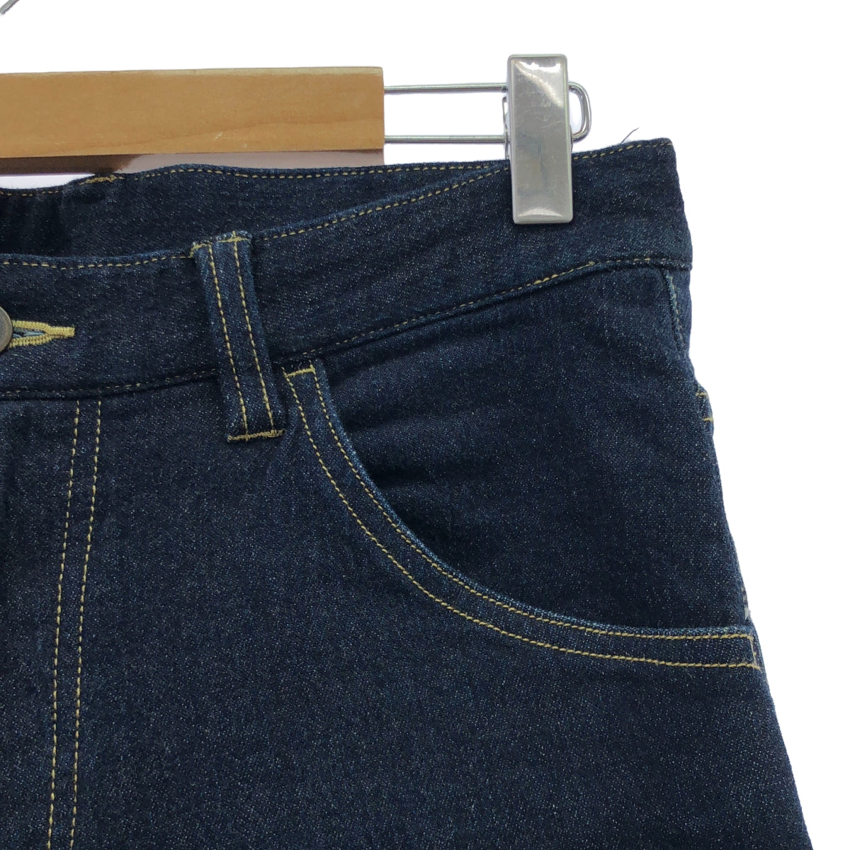 wjk / Double JK | tight knit-denim pants tapered stretch denim pants | M | Indigo | Men's