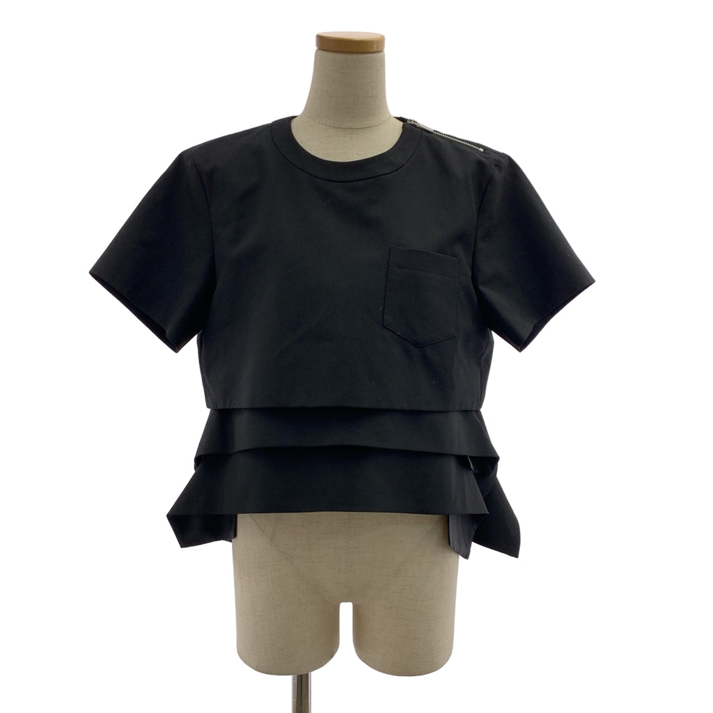 sacai | 2023SS | 西裝套頭衫 / 西裝標誌肩拉鍊套頭衫 | 尺寸 1 | 女款