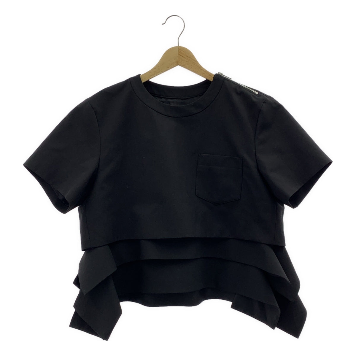 sacai | 2023SS | 西裝套頭衫 / 西裝標誌肩拉鍊套頭衫 | 尺寸 1 | 女款