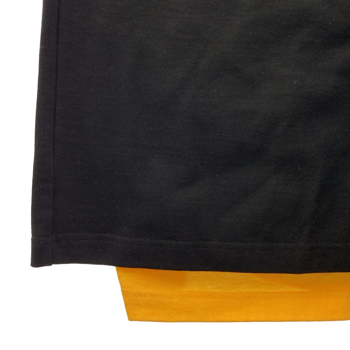 JIL SANDER / ジルサンダー | 2023AW | レイヤード スウェット ハーフパンツ | 46 | メンズ