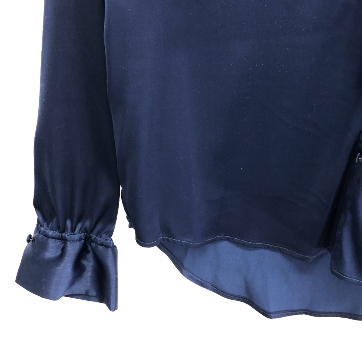 【新品】  Re:poris / レポリス | shigodeki shirt ブラウス | F | ネイビー | レディース