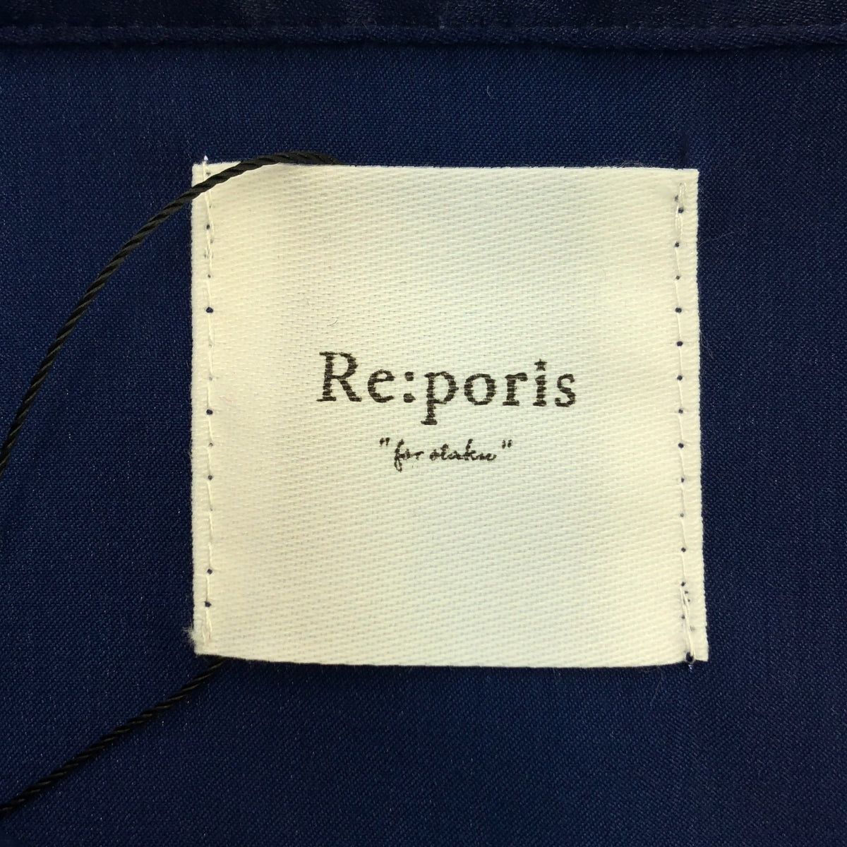 [New] Re:poris / Re:poris | shigodeki shirt blouse | F | Navy | Women's