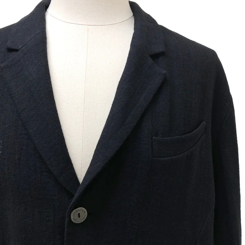 Professor.E / プロフェッサーイー | 2025 | メタルボタン ステッチワーク カットオフ シングルブレスト ジャケット | 46 | メンズ