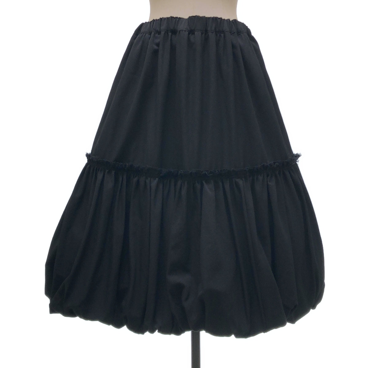 COMME des GARCONS COMME des GARCONS / コムコム | 2022AW | 変形 立体 ギャザー ボリューム ドローストリング スカート | S | レディース