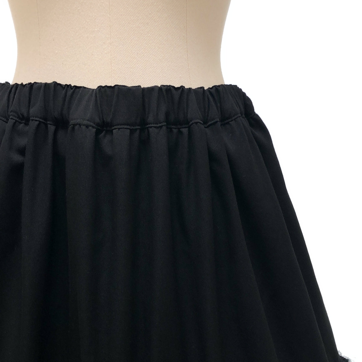 COMME des GARCONS COMME des GARCONS / コムコム | 2022AW | 変形 立体 ギャザー ボリューム ドローストリング スカート | S | レディース