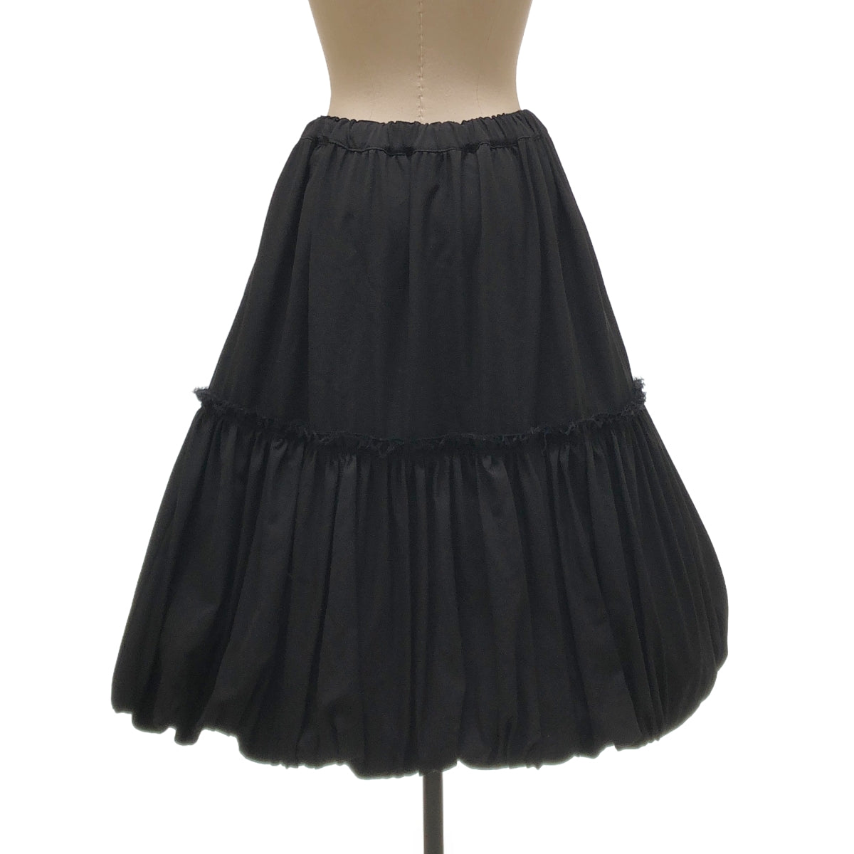 COMME des GARCONS COMME des GARCONS / コムコム | 2022AW | 変形 立体 ギャザー ボリューム ドローストリング スカート | S | レディース