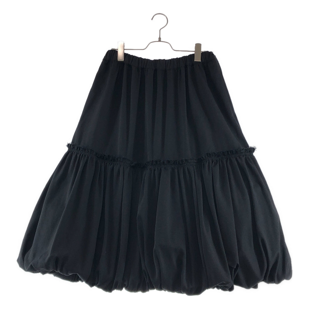 COMME des GARCONS COMME des GARCONS / コムコム | 2022AW | 変形 立体 ギャザー ボリューム ドローストリング スカート | S | レディース