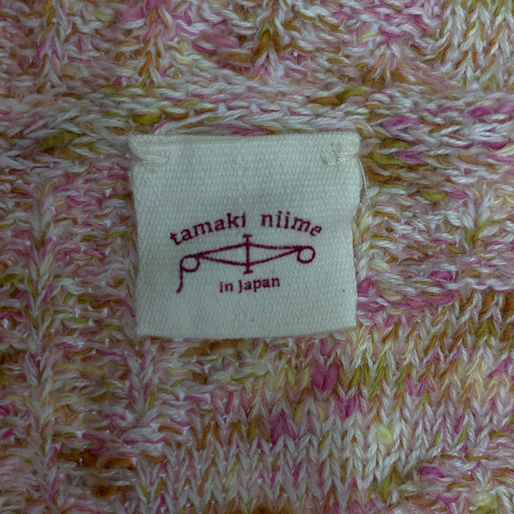 tamaki niime 玉木新雌 / タマキニイメ | コットン ボートネック ニット プルオーバー |
