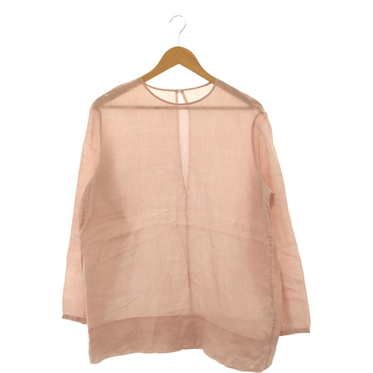 Whim Gazette | Ramie dyed crew neck blouse | F | Women's