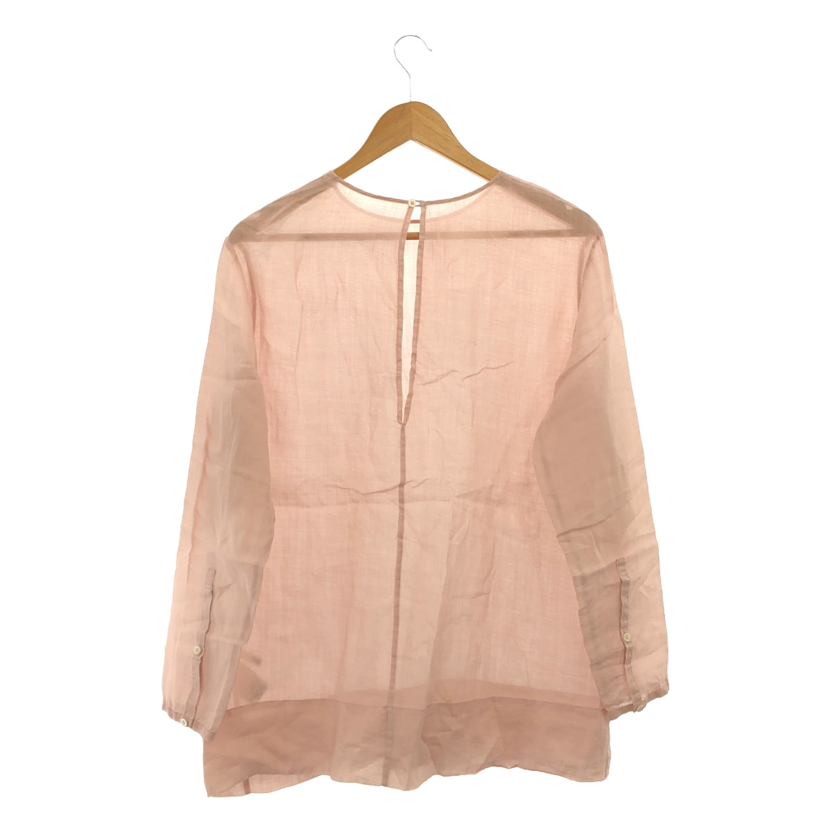 Whim Gazette | Ramie dyed crew neck blouse | F | Women's