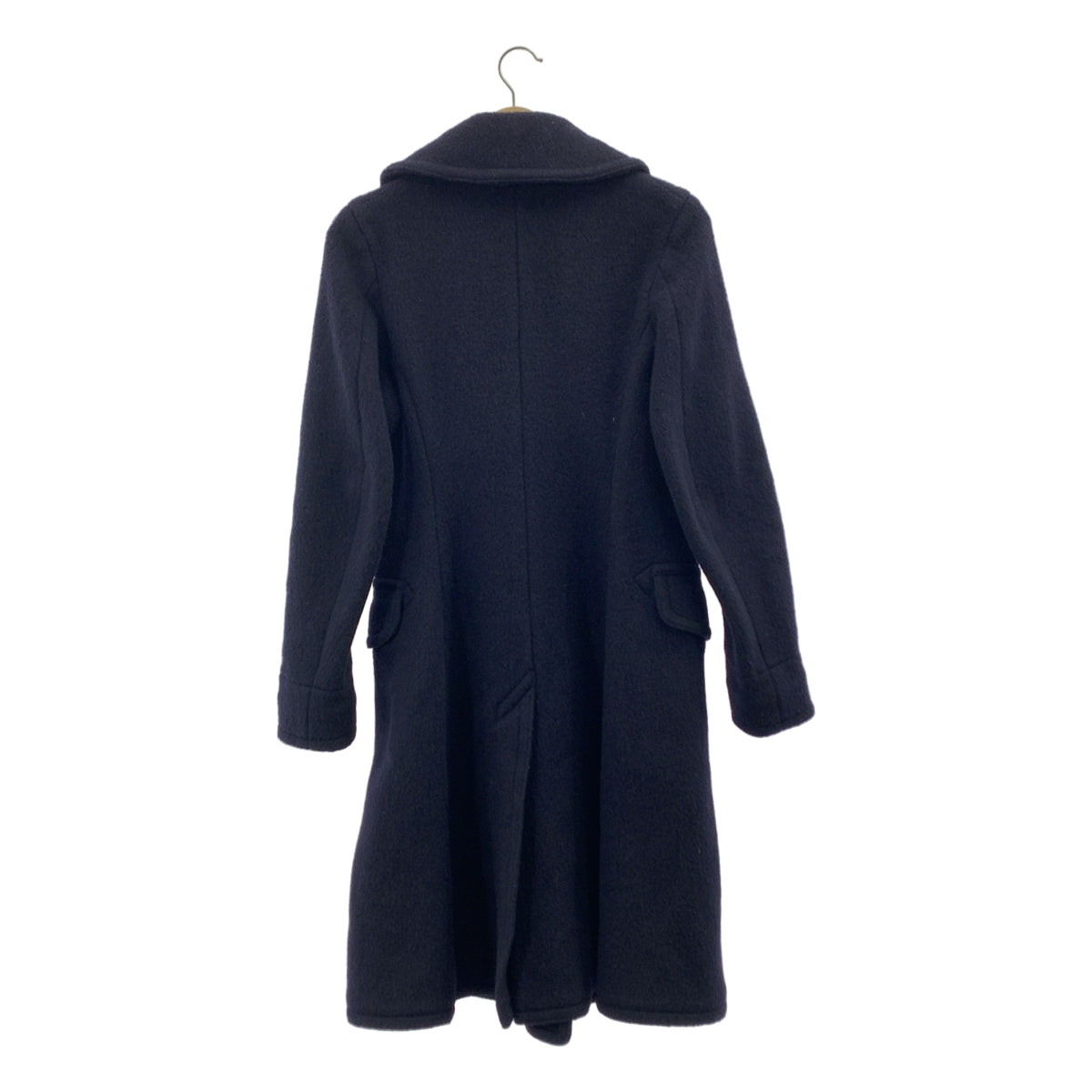 ANATOMICA / アナトミカ | BEACH CLOTH PEA COAT LONG ウール ビーチクロス ロング Pコート | 38 | ネイビー | レディース