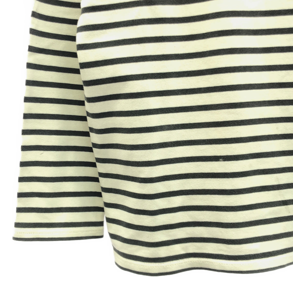 聖詹姆斯 / 聖詹姆斯 | OUESSANT BORDER / Wesson Border 船領巴斯克剪裁和縫製 |白色/灰色 |男士