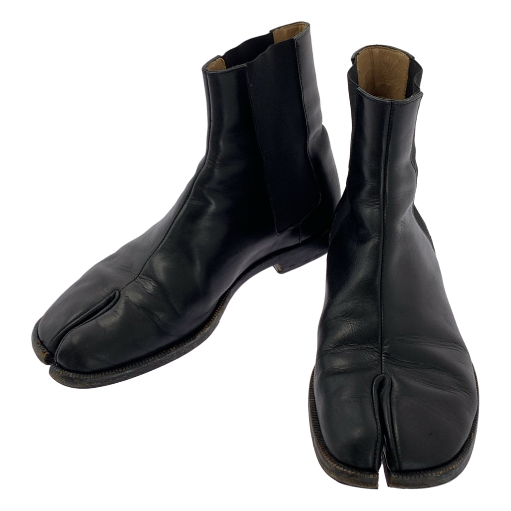 Maison Margiela / 메종 마르젤라 | tabi / 타비 가죽 사이드 고어 짧은 부츠 버선 | 40 | 남성