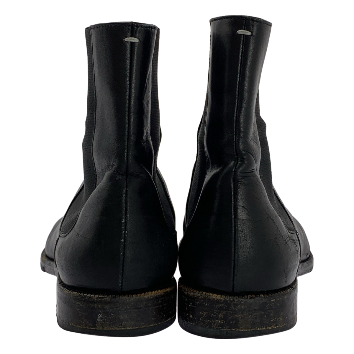 Maison Margiela / 메종 마르젤라 | tabi / 타비 가죽 사이드 고어 짧은 부츠 버선 | 40 | 남성