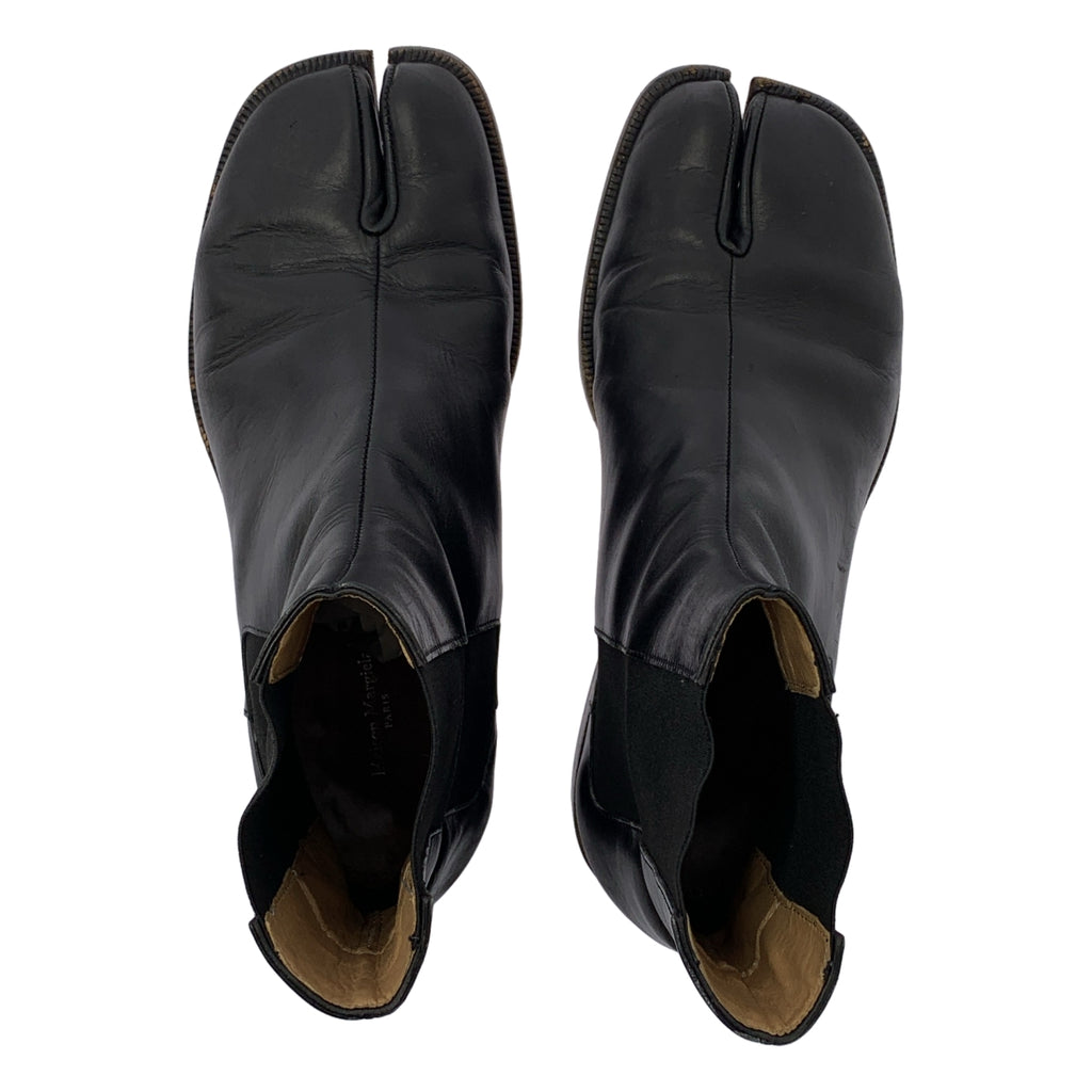 Maison Margiela / 메종 마르젤라 | tabi / 타비 가죽 사이드 고어 짧은 부츠 버선 | 40 | 남성