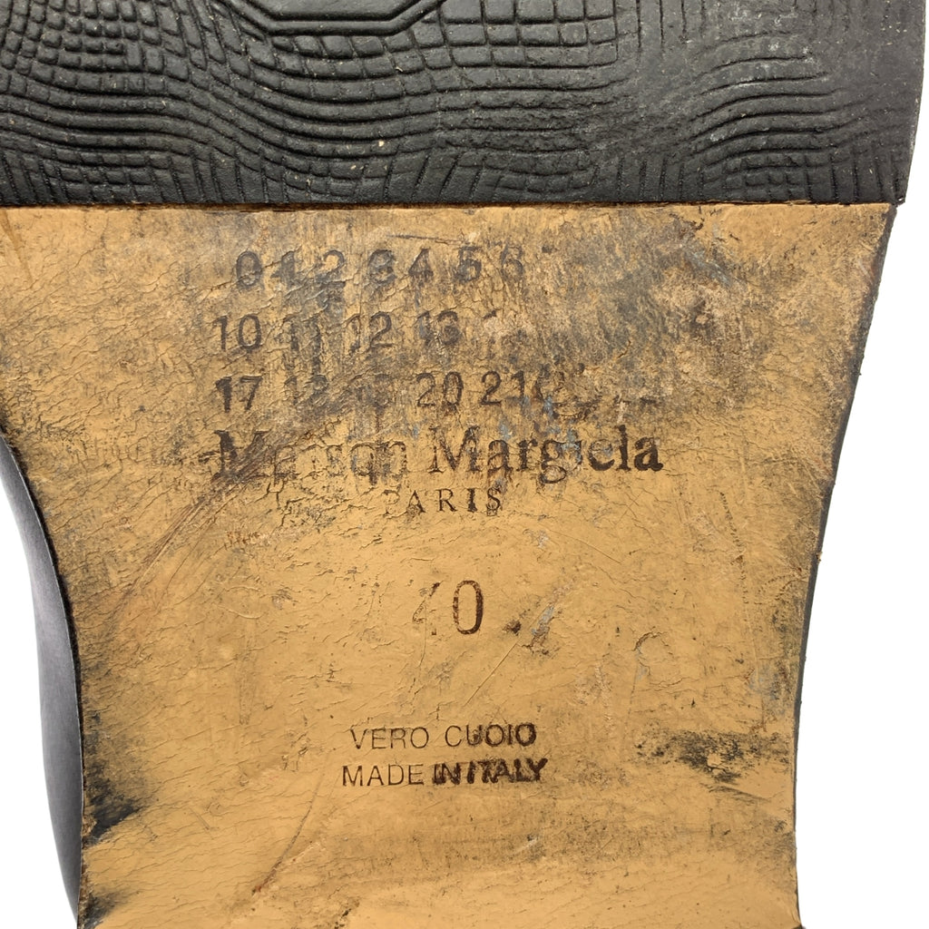 Maison Margiela / 메종 마르젤라 | tabi / 타비 가죽 사이드 고어 짧은 부츠 버선 | 40 | 남성