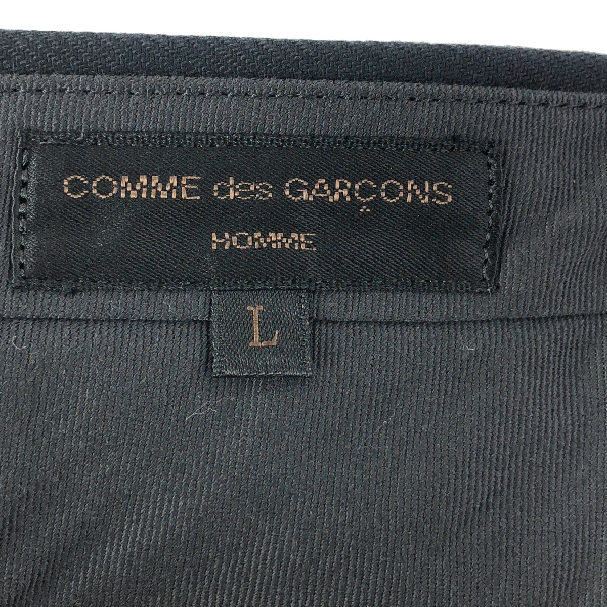 COMME des GARCONS HOMME / 콤데 갤슨 옴므 | 2003AW | 2 턱 슬랙스 바지 | L | 남성