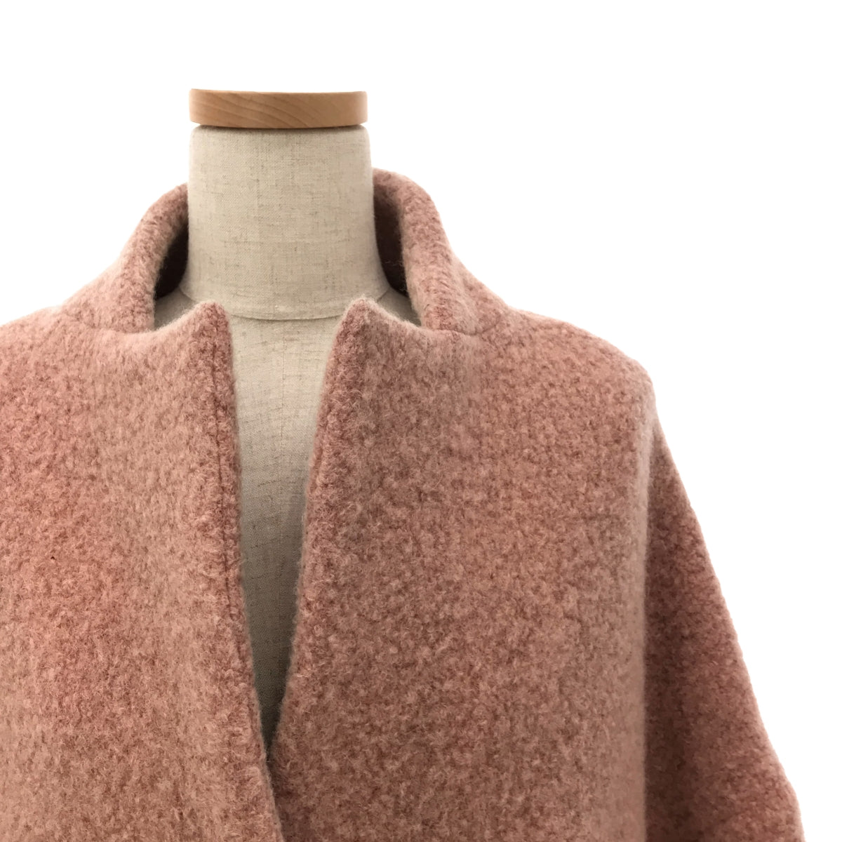 Christian Wijnants | Wool cocoon short coat | Size 40 | Pink | Women's