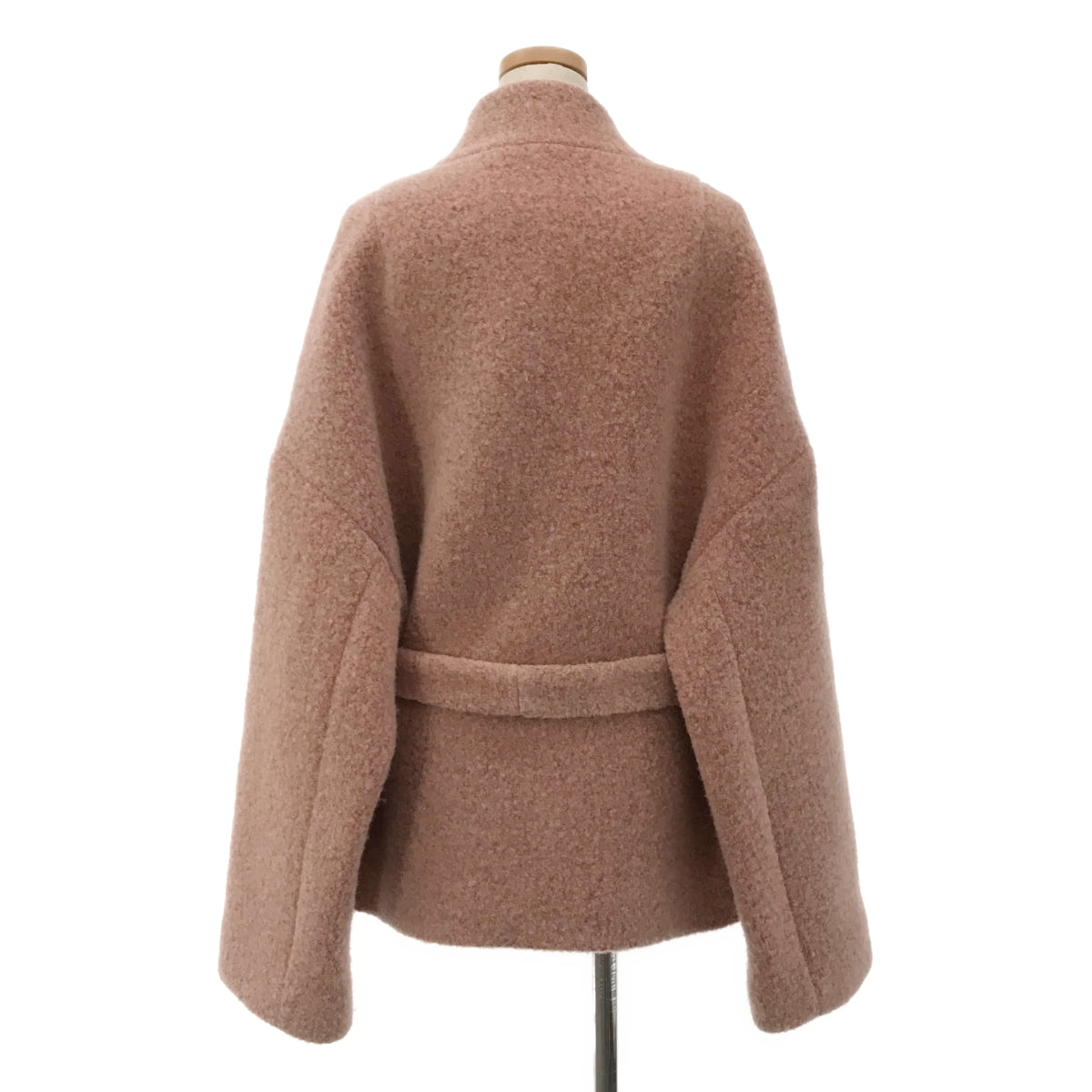 Christian Wijnants | Wool cocoon short coat | Size 40 | Pink | Women's