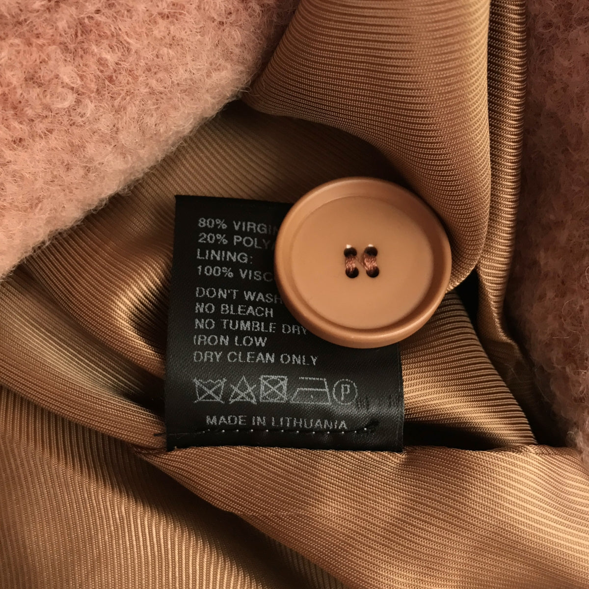 Christian Wijnants / クリスチャンワイナンツ | ウール コクーン ショートコート | 40 | ピンク系 | レディース