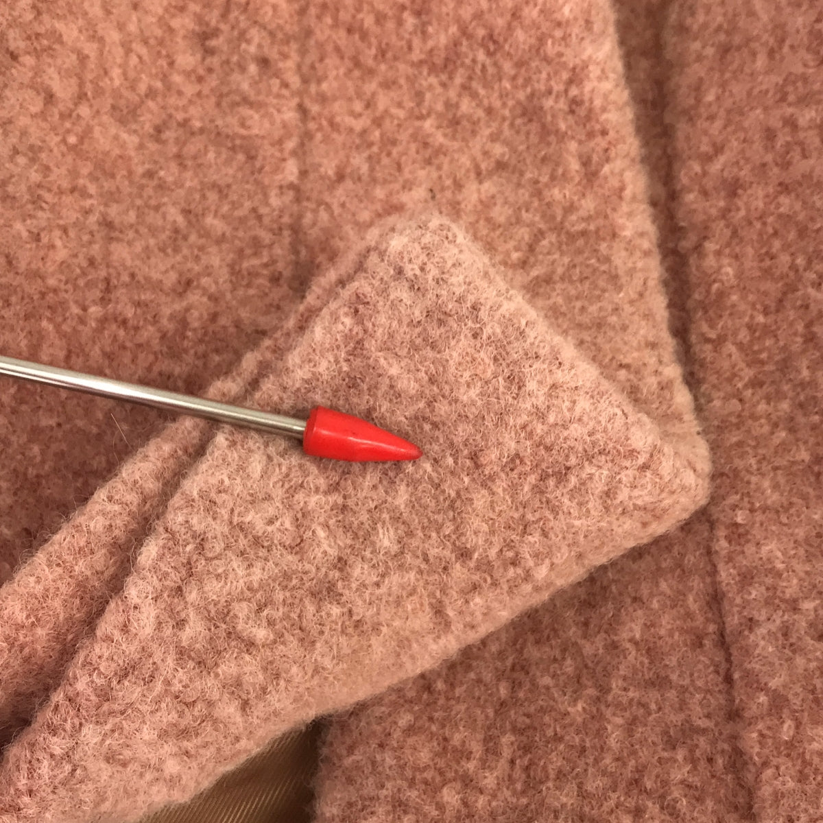 Christian Wijnants / クリスチャンワイナンツ | ウール コクーン ショートコート | 40 | ピンク系 | レディース