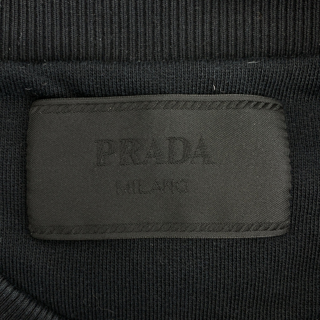 PRADA / 프라다 | 꽃 패치 크루넥 스웨트 | M | 남성