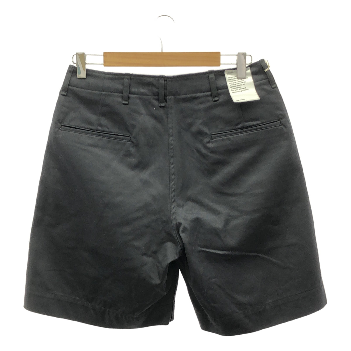 【新品】  CIOTA / シオタ | コットン チノ ショーツ ショートパンツ | 4 | ブラック | メンズ